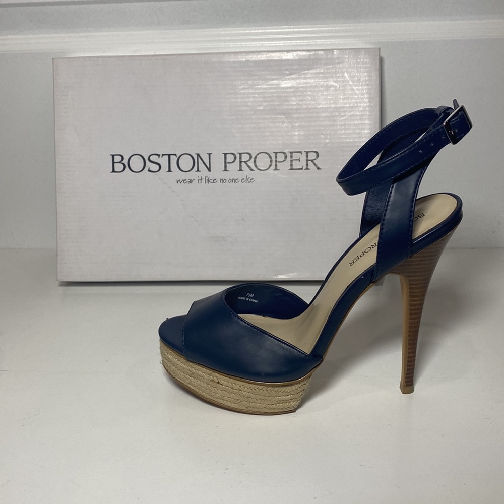 Boston Proper Platform Heels